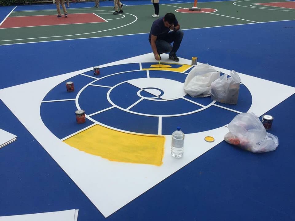 Grano de Caucho para Parque